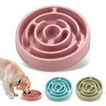 Anti choke slow eating bowl for dogs and cats
