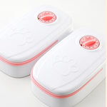 Removable washable food tray design of automatic pet feeder bowl