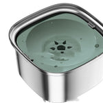 Anti spill floating water bowl helping reduce splashes and keep pets clean
