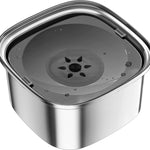 Non slip stainless steel water bowl for dogs cats and small pets